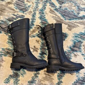 Harley-Davidson Moto Boots with Buckles